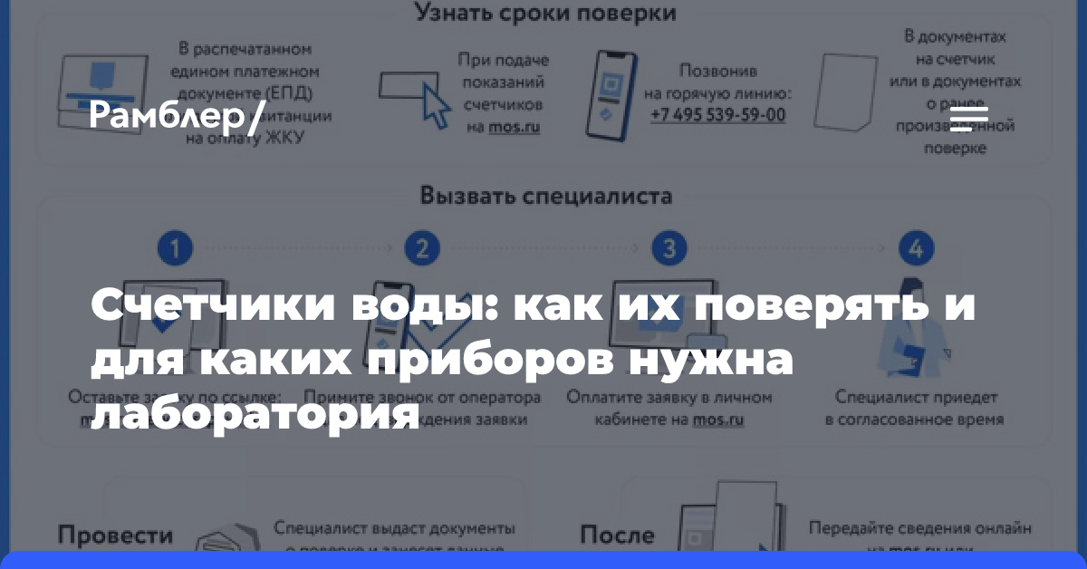 Счетчики воды: как их поверять и для каких приборов нужна лаборатория