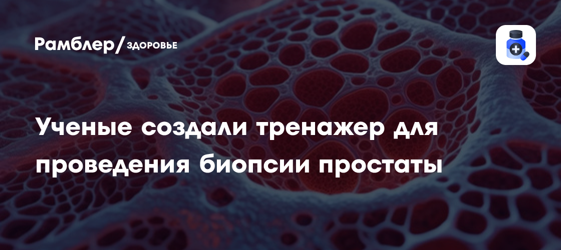 Сеченовский Университет создал тренажер для проведения биопсии простаты ...