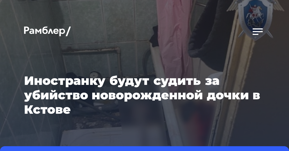 Иностранку будут судить за убийство новорожденной дочки в Кстове