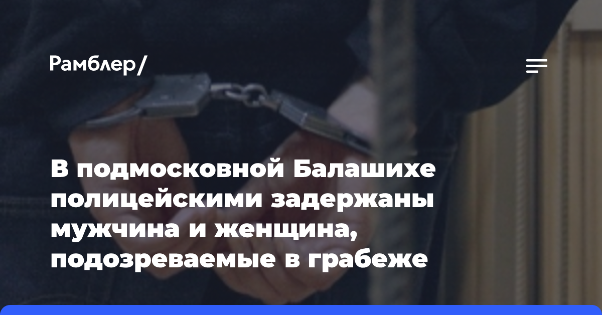 Двое налётчиков, угрожавших москвичу клинком и пневматическим пистолетом, задержаны полицейскими