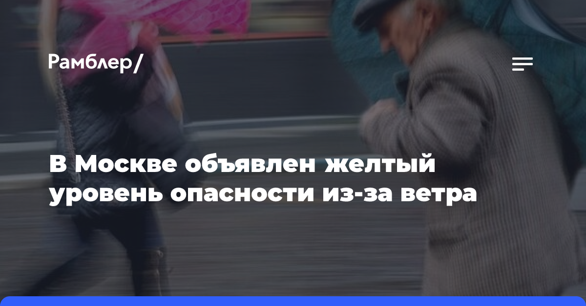 Небольшие дожди ожидаются в Москве 29 октября