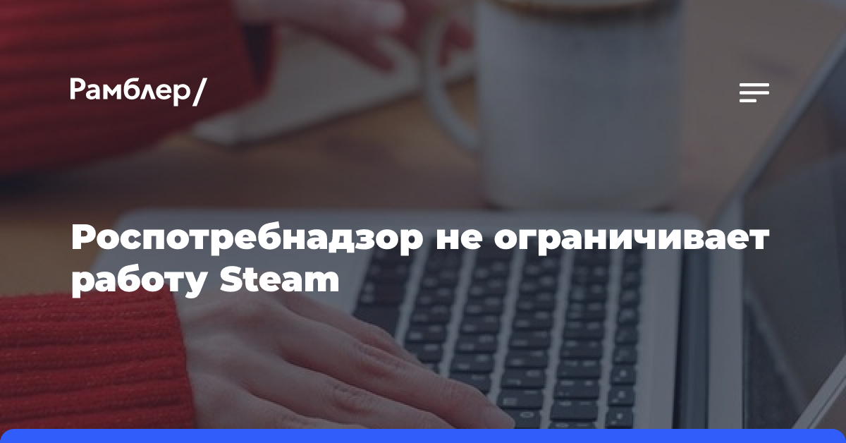 Горелкин заявил, что РКН не вмешивался в работу Steam