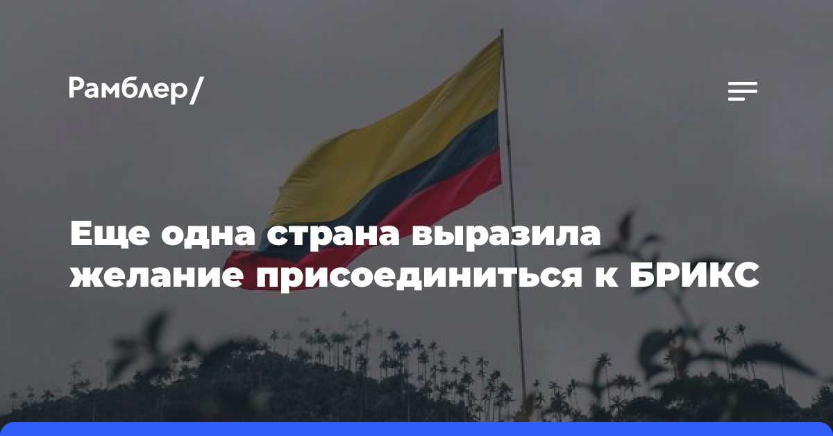 Еще одна страна выразила желание присоединиться к БРИКС