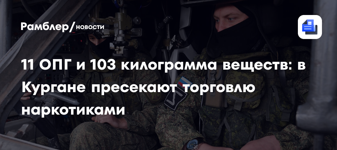 11 ОПГ и 103 килограмма веществ: в Кургане пресекают торговлю наркотиками