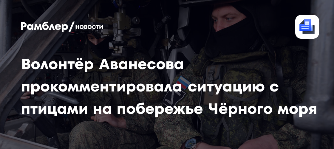 Волонтёр Аванесова прокомментировала ситуацию с птицами на побережье Чёрного моря