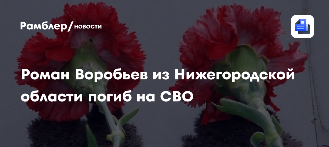 Нижегородец Станислав Волков погиб в зоне СВО