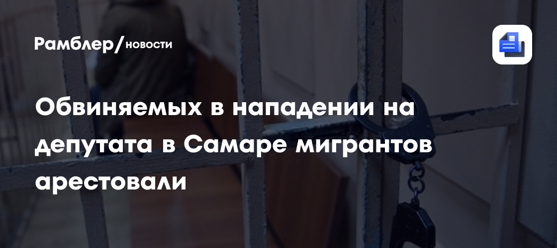 Обвиняемых в нападении на депутата в Самаре мигрантов арестовали