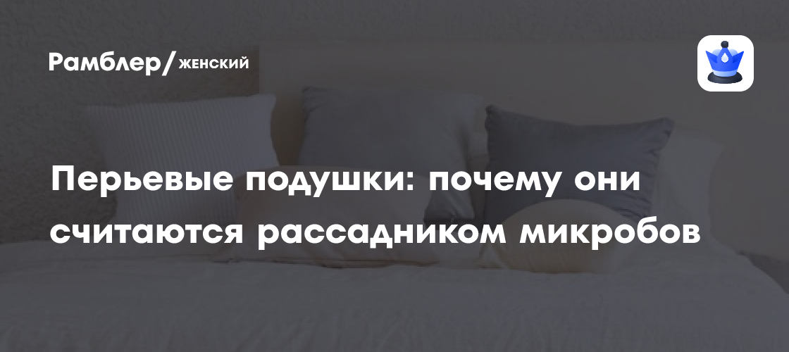 Перьевые подушки: скрытые опасности и микроорганизмы внутри