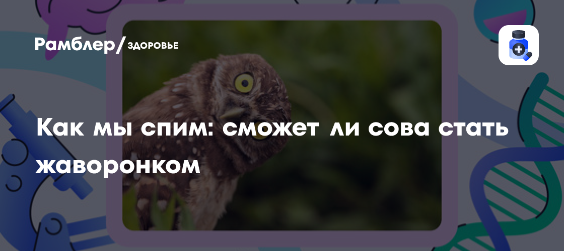 Совы и Жаворонки: Почему Мы Разные и Как Настроить Свой Режим Сна