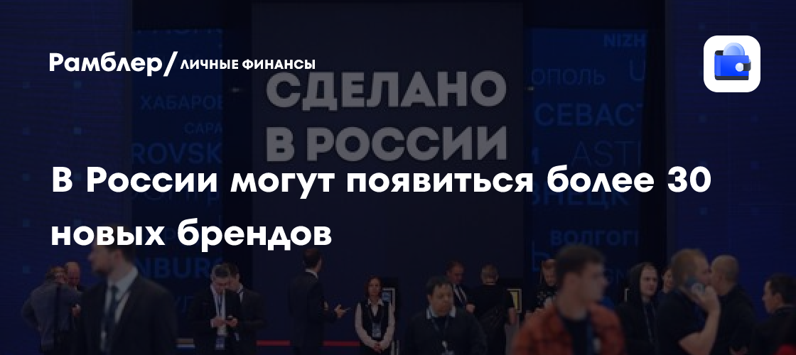 Новый виток импортозамещения: В России ожидается выход более 30 иностранных брендов во втором полугодии 2025 года