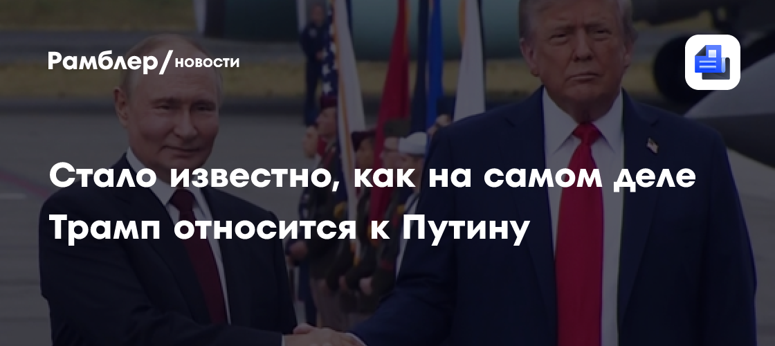 Стало известно, как на самом деле Трамп относится к Путину