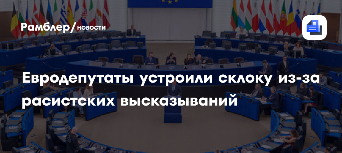 Депутат ЕП от Швеции подала в полицию на датского коллегу за расизм
