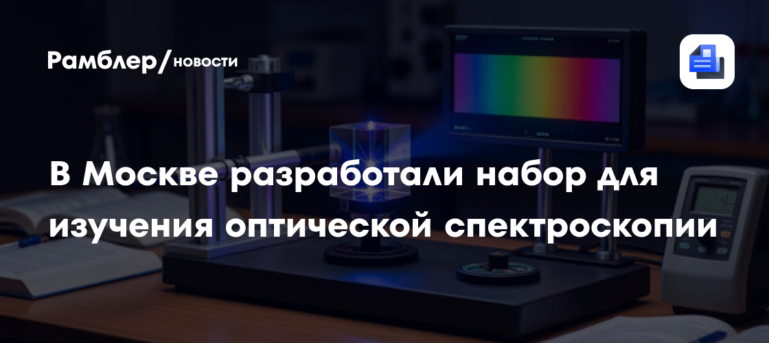 В Москве разработали набор для изучения оптической спектроскопии