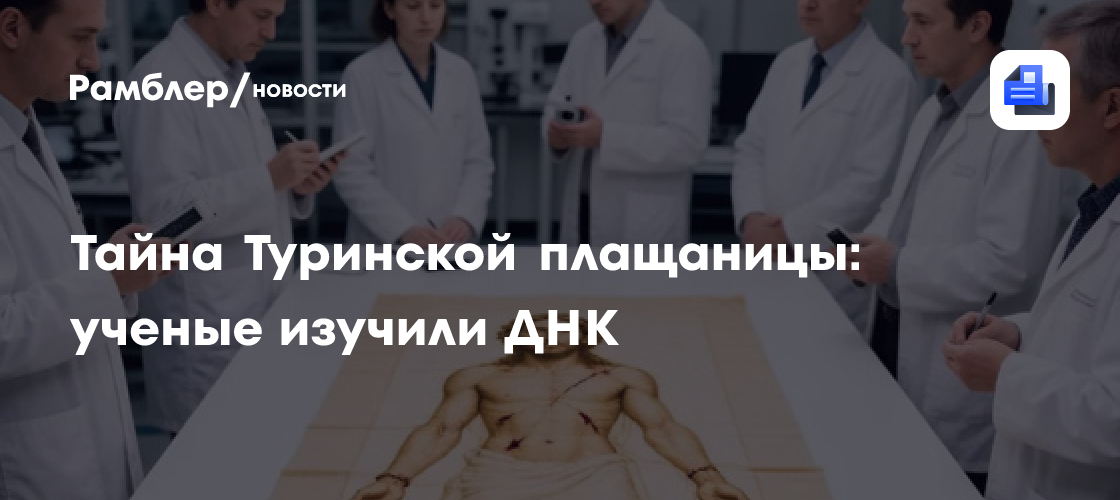Тайна Туринской плащаницы: ученые изучили ДНК