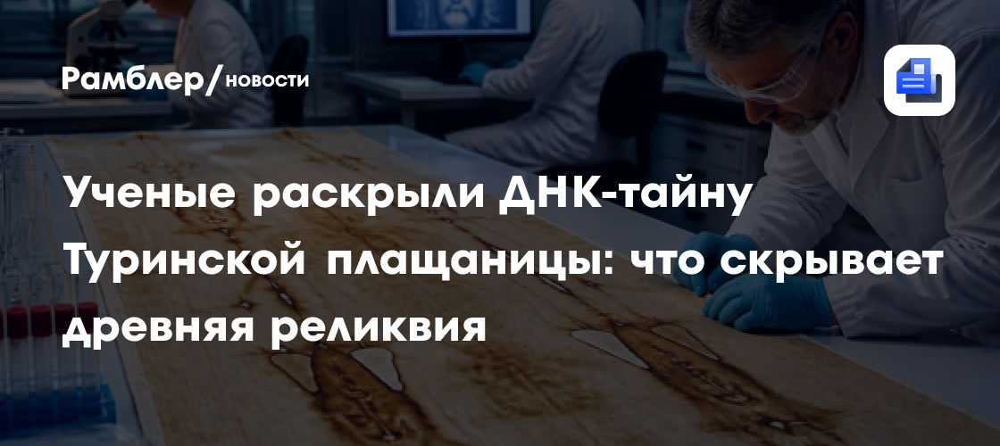 Ученые раскрыли ДНК-тайну Туринской плащаницы: что скрывает древняя реликвия