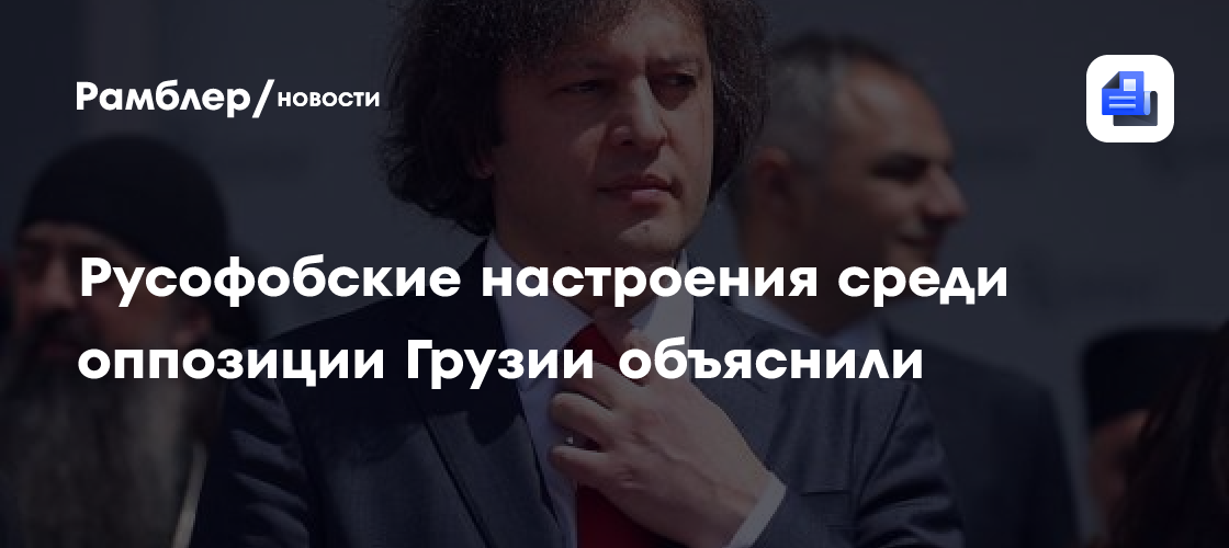 Русофобские настроения среди оппозиции Грузии объяснили